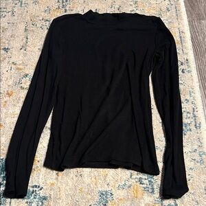 Elegant Black Long Sleeve Tee